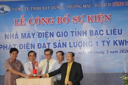 Nhà máy điện gió Bạc Liêu: 7 năm đạt sản lượng 01 tỷ KWh