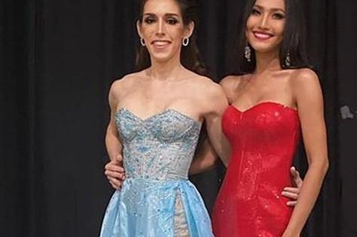 'Bạn gái' Trọng Hiếu - Hoài Sa đã ghi điểm lớn vì hành động đẹp với thí sinh Mỹ tại Hoa hậu Chuyển giới Quốc tế 2020