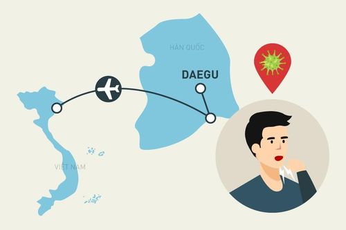 Hành trình di chuyển của bệnh nhân mắc Covid-19 trở về từ Hàn Quốc