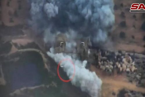 Cận cảnh máy bay Nga, Syria không kích phiến quân thân Thổ Nhĩ Kỳ