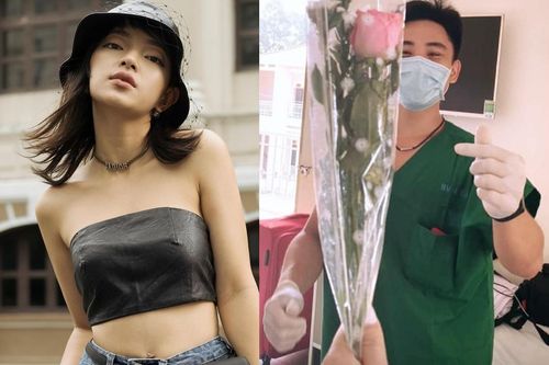Châu Bùi khoe được tặng hoa 8/3 tại khu cách ly dịch Covid-19