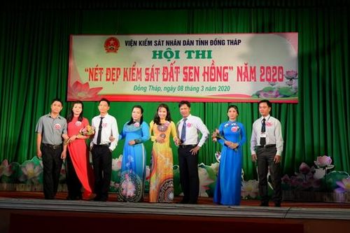 Hội thi 'Nét đẹp Kiểm sát đất Sen hồng'