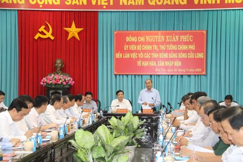 Thủ tướng quyết định trích ngân sách 350 tỷ đồng chống hạn, mặn ở 5 tỉnh