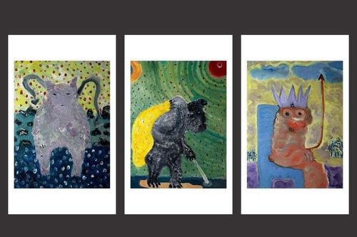 Bùi Hoàng Dương biến hóa khôn lường trong hội họa với những quân bài Tarot
