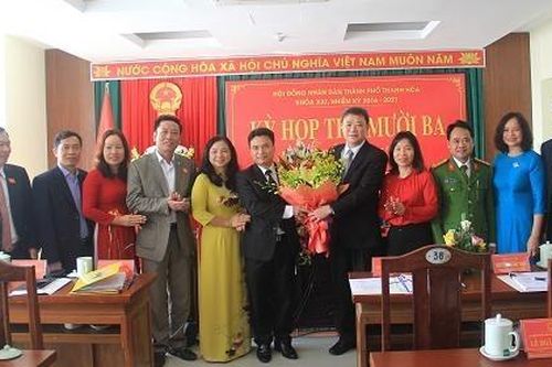 Ông Trịnh Huy Triều được bầu giữ chức Chủ tịch thành phố Thanh Hóa