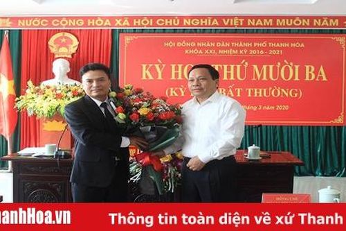 TP Thanh Hóa có tân Chủ tịch UBND thành phố