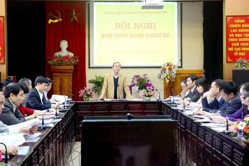 Đảng bộ Khối các Cơ quan và Doanh nghiệp tỉnh: Chuẩn bị đại hội đảng bộ các cấp
