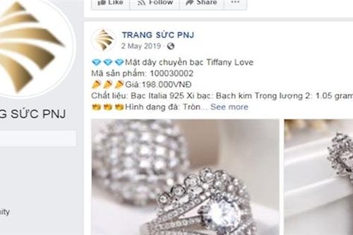 Cảnh báo giả mạo thương hiệu PNJ