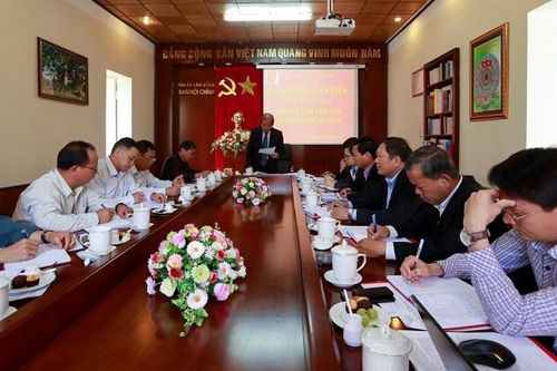 Bí thư Tỉnh ủy Lâm Đồng làm việc với Ban Nội chính Tỉnh ủy