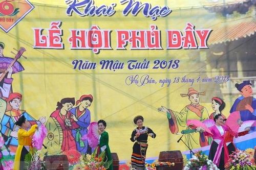 Nam Định dừng tổ chức Lễ hội Phủ Dầy năm 2020