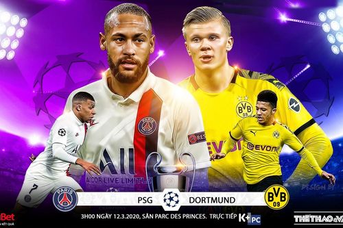 Soi kèo nhà cái PSG đấu với Dortmund. Trực tiếp K+PC. Trực tiếp Cúp C1