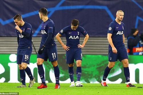 Tottenham thảm bại trước Leipzig, bị loại khỏi Champions League