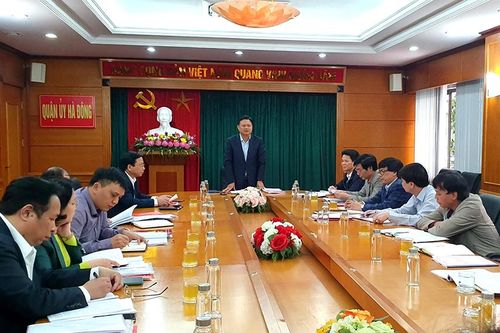 Quận ủy Hà Đông tập trung chỉ đạo đại hội Đảng các cấp