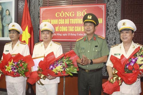 CATP Đà Nẵng điều động, bổ nhiệm lãnh đạo CA các đơn vị, địa phương