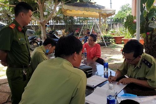 Tạm giữ hàng chục ngàn chiếc khẩu trang tại cơ sở gia công không phép
