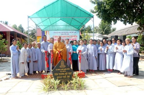 Trà Vinh : Khởi công tôn tạo Thánh tượng Bồ-tát Quán Thế Âm