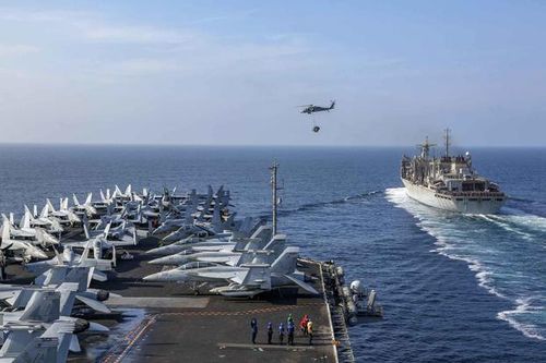 Căng thẳng gia tăng với Iran, Mỹ duy trì cùng lúc 2 tàu sân bay ở Trung Đông