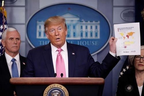 Đại dịch Covid-19: Tổng thống Trump cam kết chi 50 tỷ USD và có 500 nghìn bộ thử virus corona