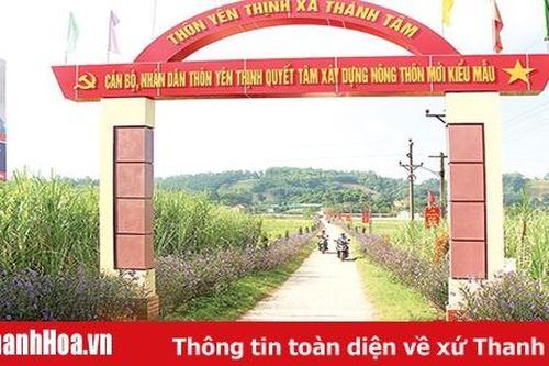 Xây dựng thôn nông thôn mới kiểu mẫu ở thôn Yên Thịnh