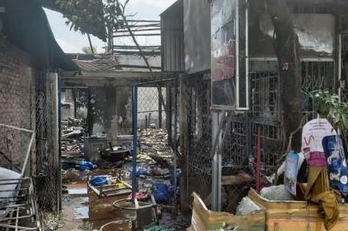 Tiệm tạp hóa cháy rụi, thiệt hại hàng trăm triệu đồng