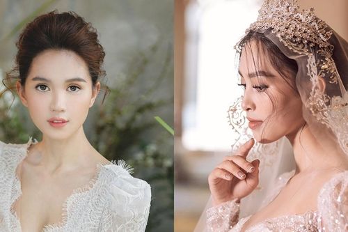 Xao xuyến ngắm Ngọc Trinh, Tiểu Vy mặc váy cưới đẹp tựa cổ tích