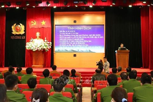 Bộ Công an tập huấn công tác phòng, chống dịch COVID-19