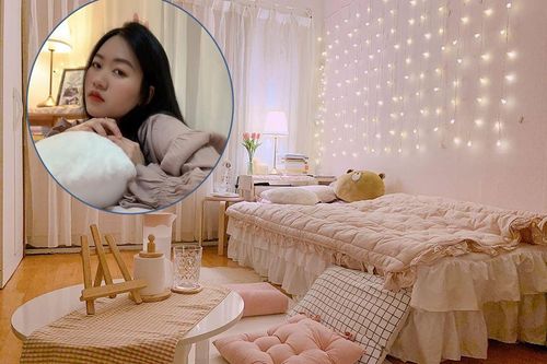 Cô gái 'tân trang' phòng trọ cũ đẹp như mơ khiến dân mạng trầm trồ
