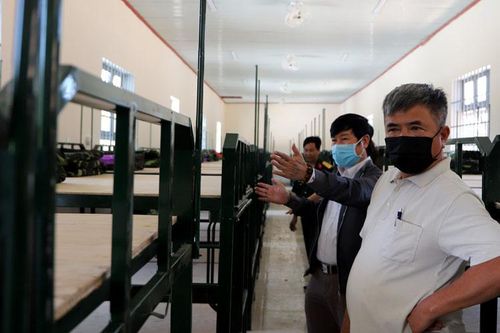 Khảo sát địa điểm xây dựng khu cách ly tập trung tại Bảo Lộc, Bảo Lâm