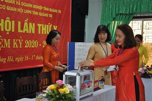 Đại hội Chi bộ cơ quan Hội LHPN tỉnh lần thứ X, nhiệm kỳ 2020 - 2025