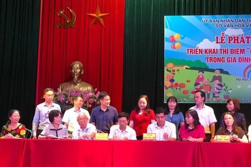 Giữ nét đẹp ứng xử trong gia đình