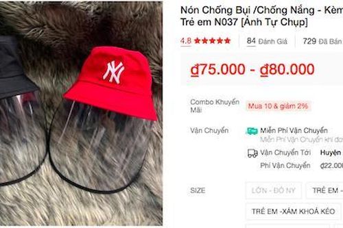 TP Hồ Chí Minh: Mũ chống giọt bắn phòng dịch Covid-19 'cháy hàng'