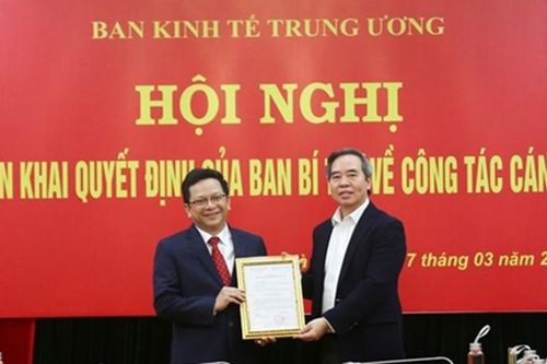 Đồng chí Nguyễn Đức Hiển giữ chức Phó Trưởng ban Kinh tế Trung ương