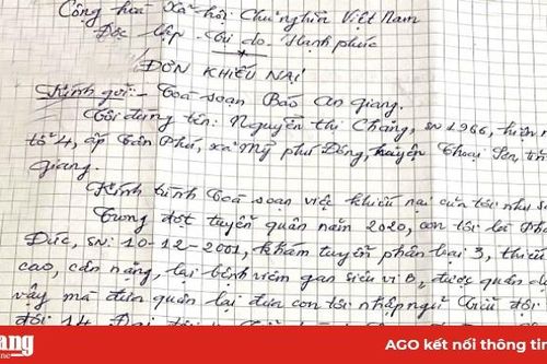 Khiếu nại của bà Nguyễn Thị Chăng là không có cơ sở