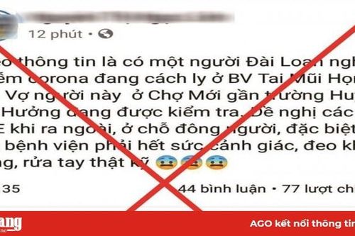 Chống thông tin giả mùa dịch bệnh Covid-19