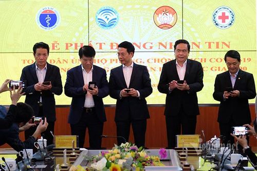 Phát động toàn dân nhắn tin ủng hộ phòng chống Covid-19