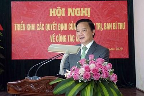 Khánh Hòa triển khai các quyết định của Bộ Chính trị, Ban Bí thư về công tác cán bộ