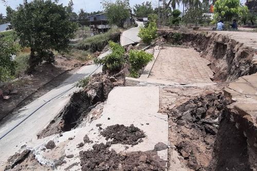 Cà Mau công bố nguyên nhân sụt lún trên địa bàn xã Khánh Bình Tây