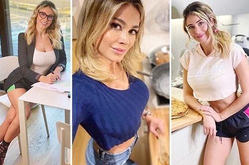 MC thể thao Italia vẫn cực xinh khi cách ly ở nhà