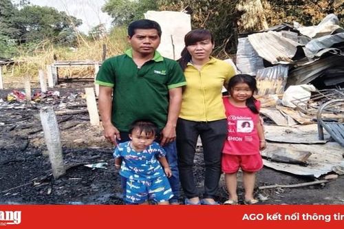 Nhà cháy, 2 gia đình rất cần được giúp đỡ!