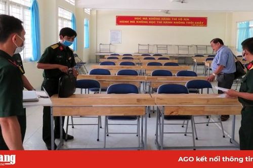 Phú Tân kiểm tra điểm dự phòng cách ly phòng dịch bệnh Covid-19