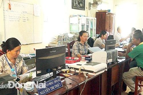 Huyện Cẩm Mỹ: Giải quyết thủ tục hành chính đúng và trước hạn đạt trên 95%