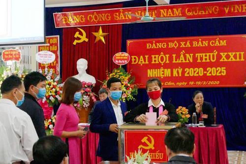 Đại hội Đảng bộ xã Bản Cầm, nhiệm kỳ 2020 – 2025