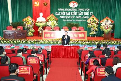 Rút kinh nghiệm công tác chuẩn bị và tổ chức đại hội điểm, thí điểm Đảng bộ phường Trung Sơn