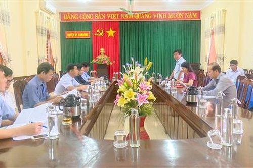 Kiểm tra công tác chuẩn bị Đại hội Đảng bộ huyện Đakrông, nhiệm kỳ 2020-2025