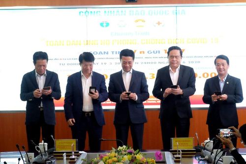 Phát động toàn dân nhắn tin ủng hộ phòng, chống dịch Covid-19