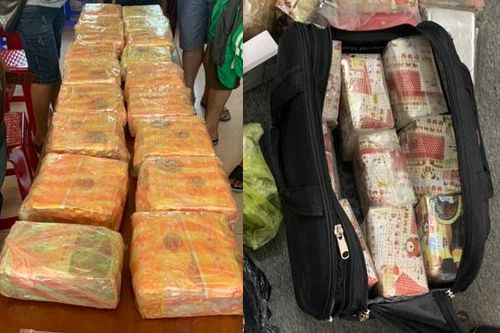 Bắt băng buôn 50 bánh heroin, 35 kg ma túy đá