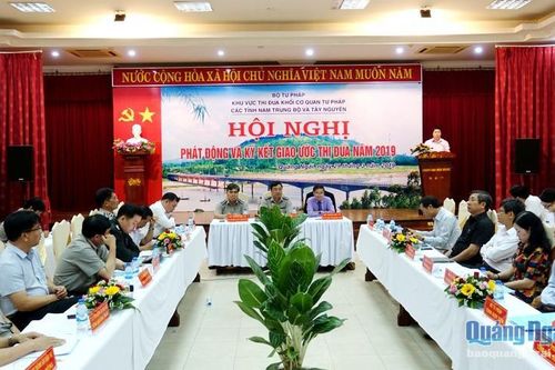 Bộ Tư pháp đẩy mạnh thực hiện phong trào thi đua yêu nước