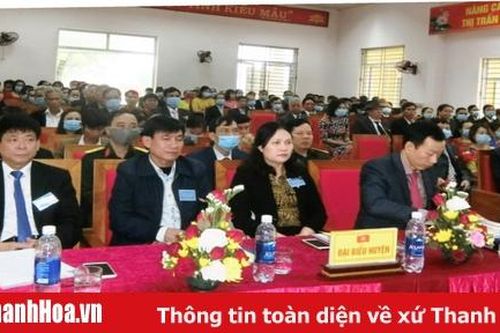 Đảng bộ Thị trấn Nưa (Triệu Sơn) tổ chức thành công Đại hội lần thứ XXV