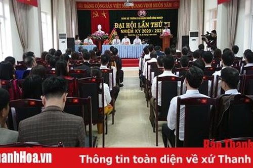 Đảng bộ Trường Cao đẳng Nghề Công nghiệp Thanh Hóa tổ chức Đại hội lần thứ XI