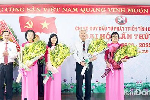 Đại hội Chi bộ Quỹ Đầu tư phát triển tỉnh